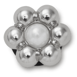 Silver and Pearl Tiny Floral - US 9388
