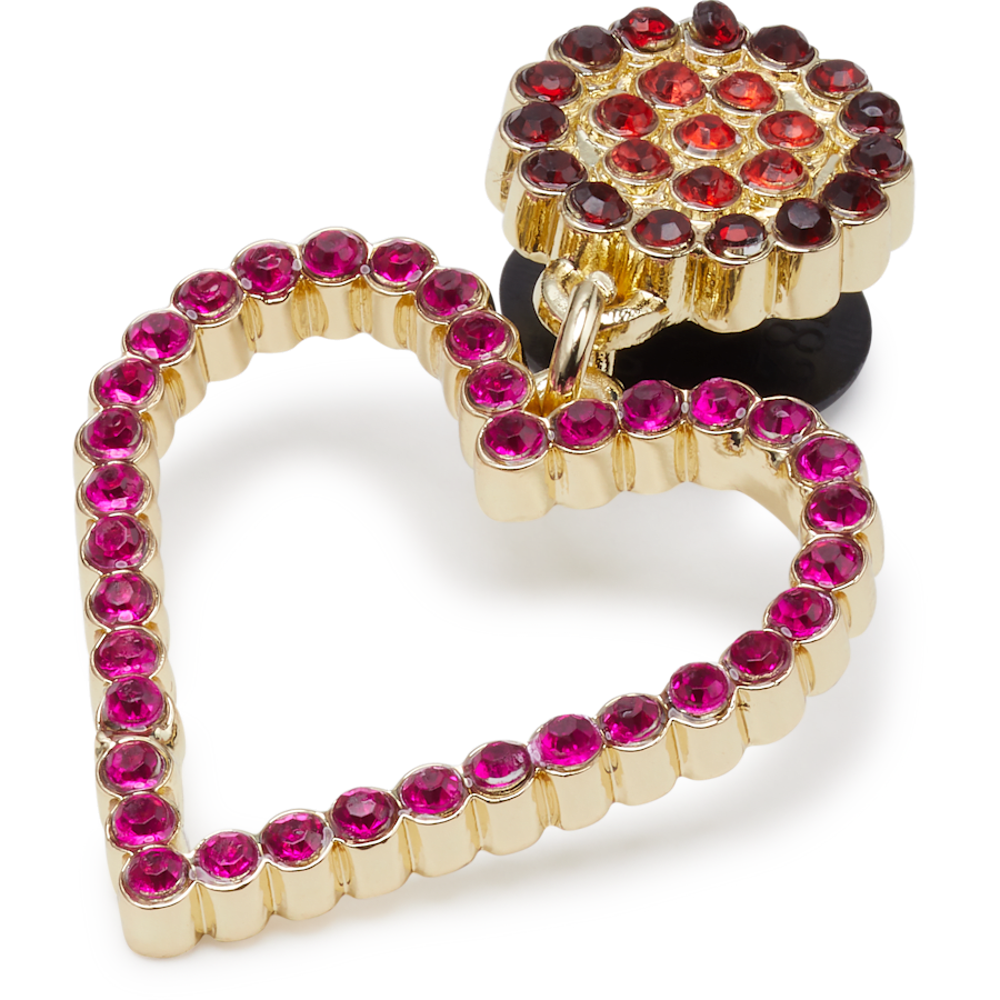 Pink Beaded Heart - US 2497