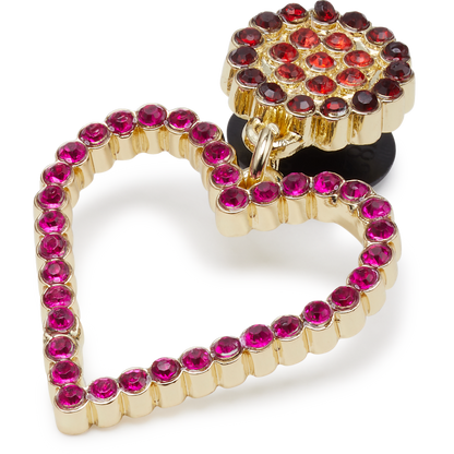 Pink Beaded Heart - US 2497