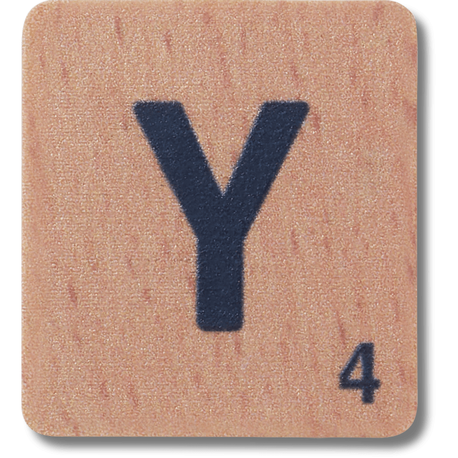 Scrabble Y - US 9104