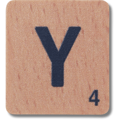 Scrabble Y - US 9104