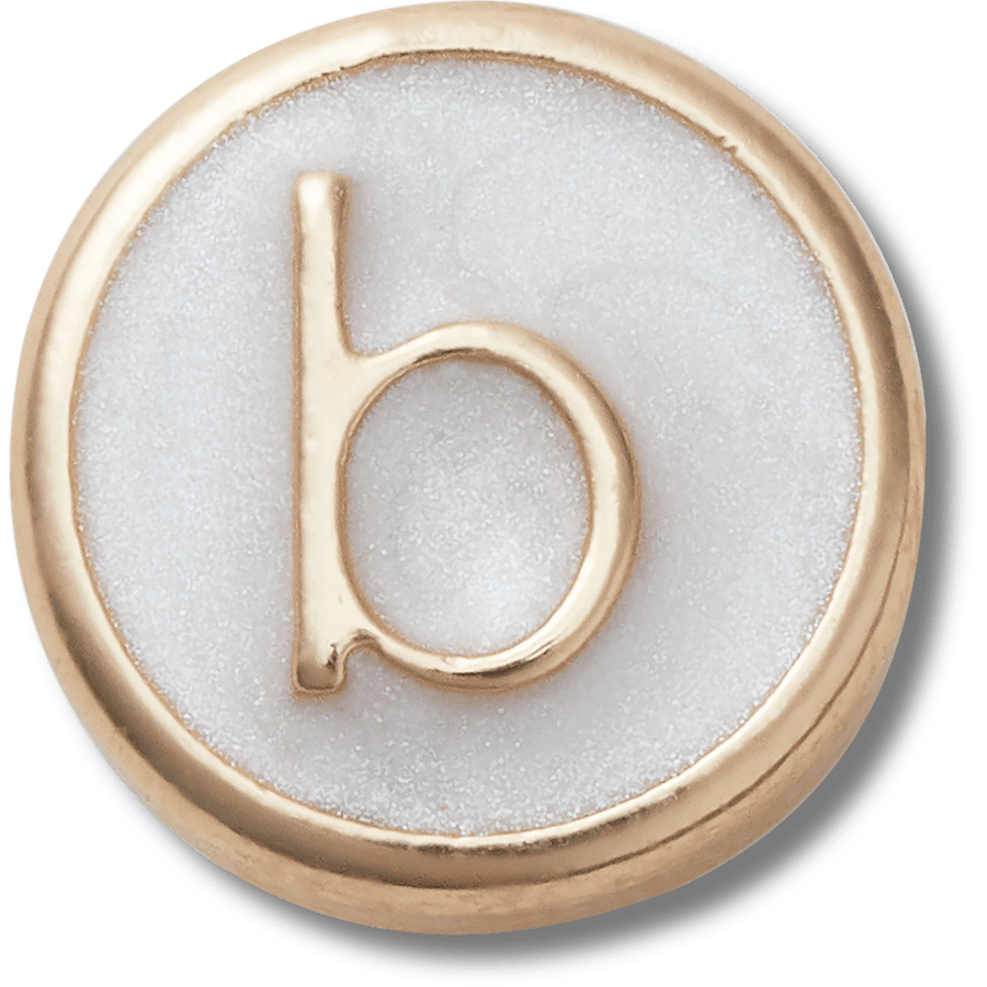 Tiny Pearlized Letter B - US 9199