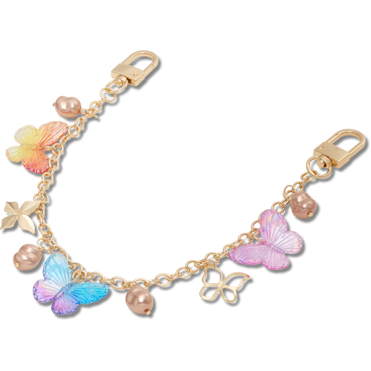 Butterfly Long Chain Bag Charm - US 3229