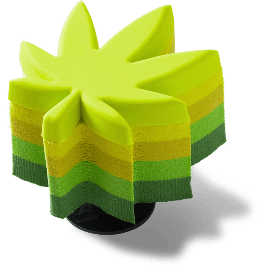 Stacked Hemp Leaf - US 7327