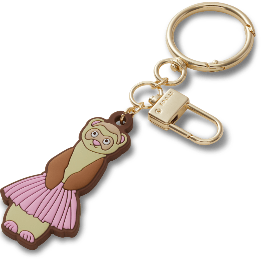 Ferret in a Tutu Bag Charm - US 6672