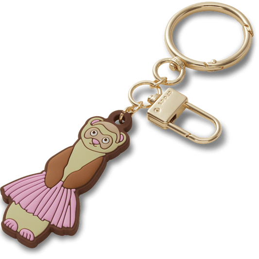 Ferret in a Tutu Bag Charm - US 6672