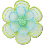 Green Mesh Flower - US 8973