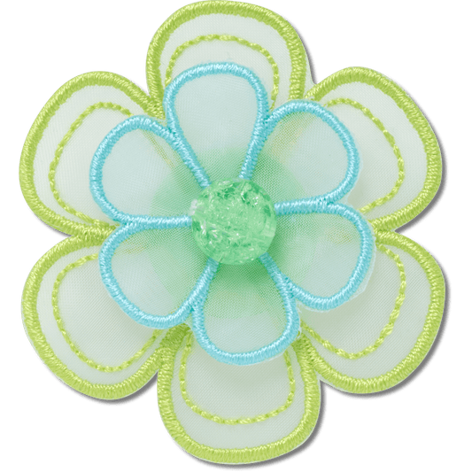 Green Mesh Flower - US 8973