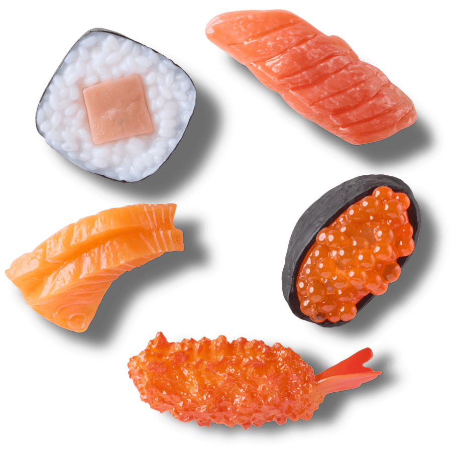 Realistic Sushi Dinner 5 Pack - US 2809