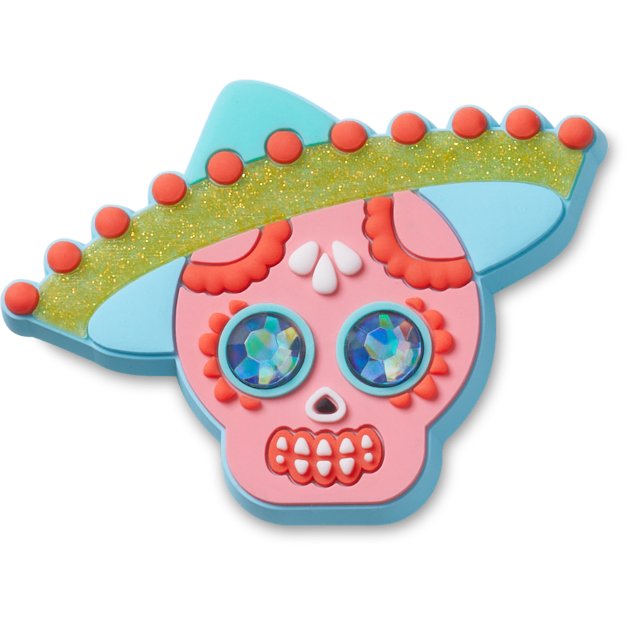 Dia De Los Muertos Sugar Skull Sombrero - US 5843