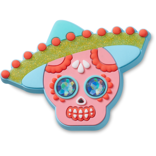 Dia De Los Muertos Sugar Skull Sombrero - US 5843