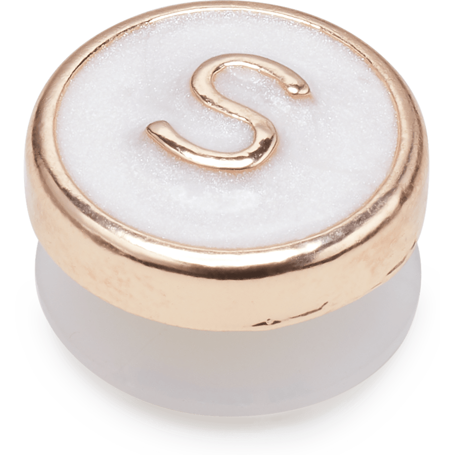 Tiny Pearlized Letter S - US 4583