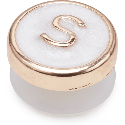 Tiny Pearlized Letter S - US 4583