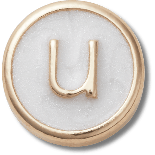 Tiny Pearlized Letter U - US 2313