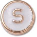 Tiny Pearlized Letter S - US 4583