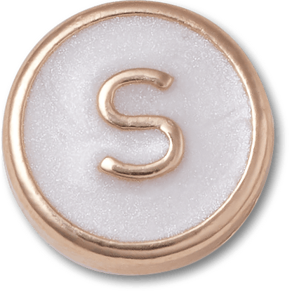 Tiny Pearlized Letter S - US 4583