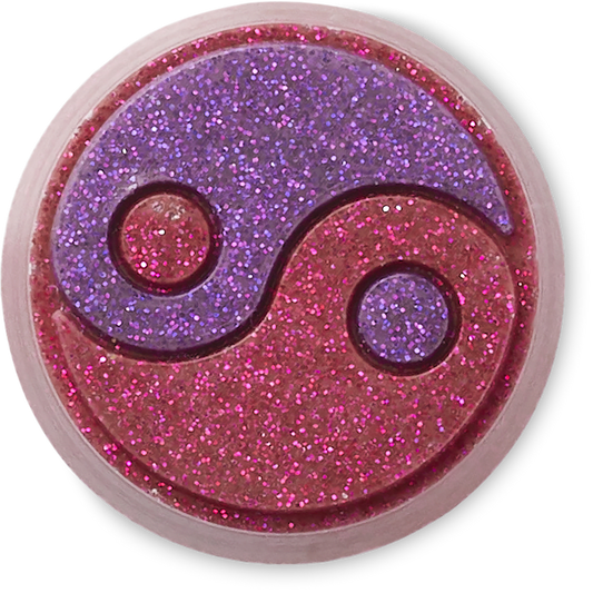 Glitter Pink Yin Yang - US 3006