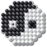 Beaded Ying and Yang - US 2926