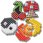Beaded Symbols 5 Pack - US 6350