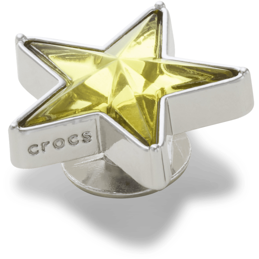 Silver and Green SMT Gem Star - US 6845
