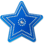 Lights Up Blue Star With Gem - US 3562