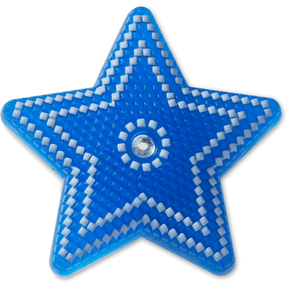 Lights Up Blue Star With Gem - US 3562