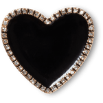 Black Heart with Gold Outline - US 0560