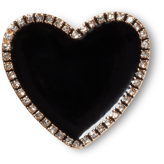 Black Heart with Gold Outline - US 0560