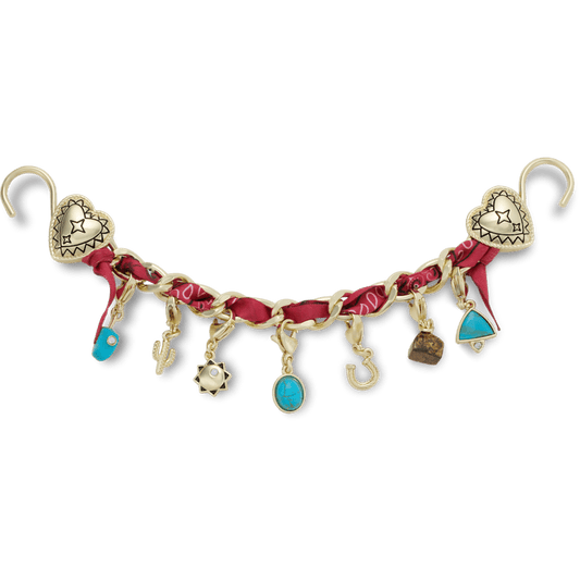 Gold Bandana Rivet Chain - US 9270