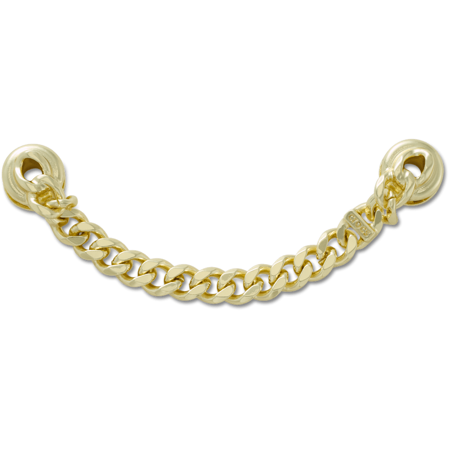 Gold Flat Curb Chain - US 8697