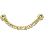 Gold Flat Curb Chain - US 8697