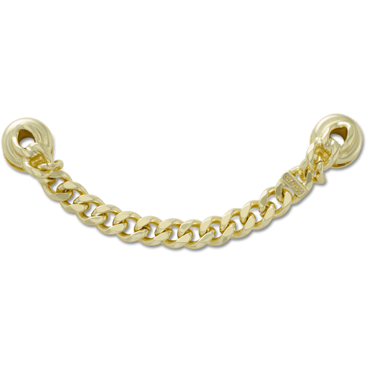 Gold Flat Curb Chain - US 8697