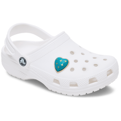 Turquoise and Gold Heart - US 9393
