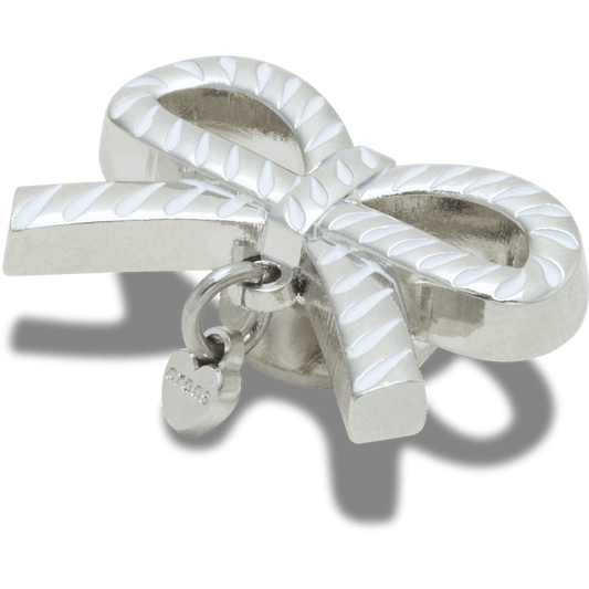 White and Gold Bow SMT Gem - US 7078