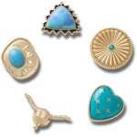 Gold Turquoise Western 5 Pack - US 9158