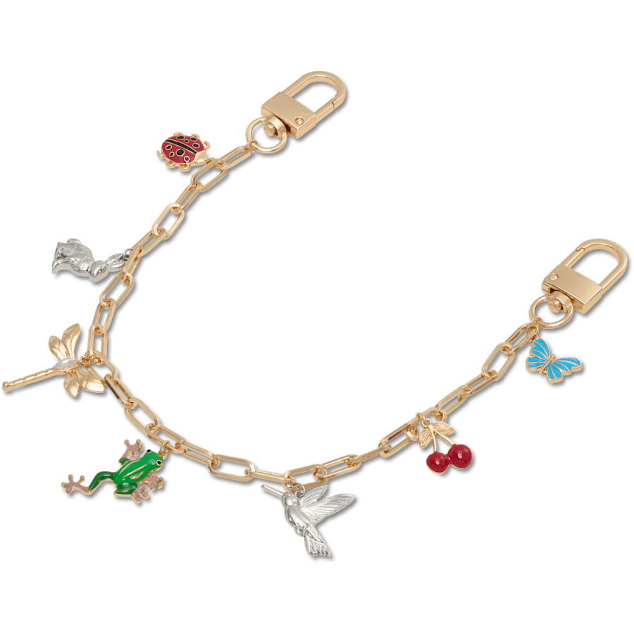Spring Long Chain Bag Charm - US 4431
