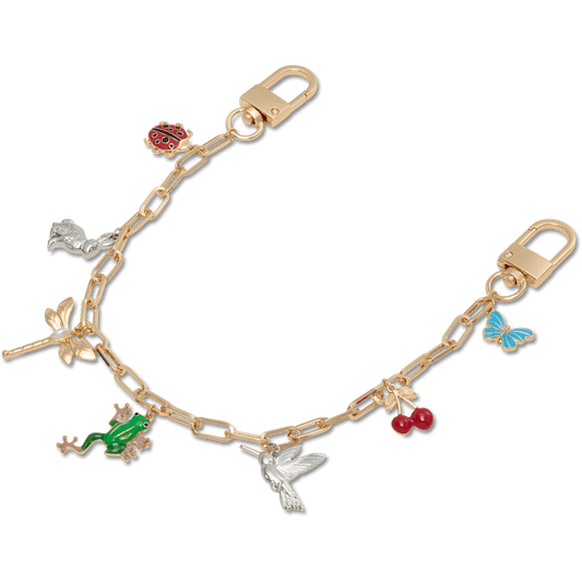 Spring Long Chain Bag Charm - US 4431