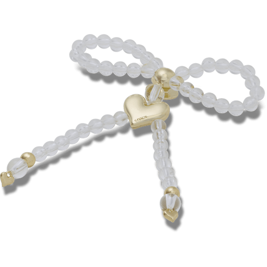 Beaded Bow with Gold Heart - US 1185