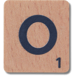 Scrabble O - US 3419