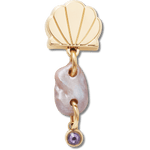 Gold Seashell Dangle - US 2454